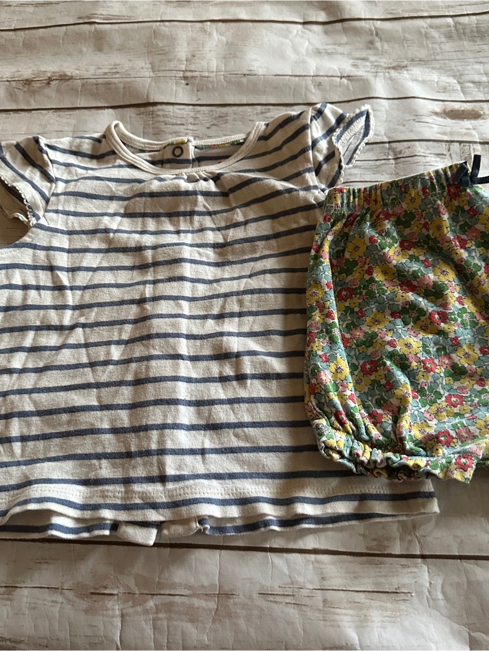 Mini Boden floral outfit